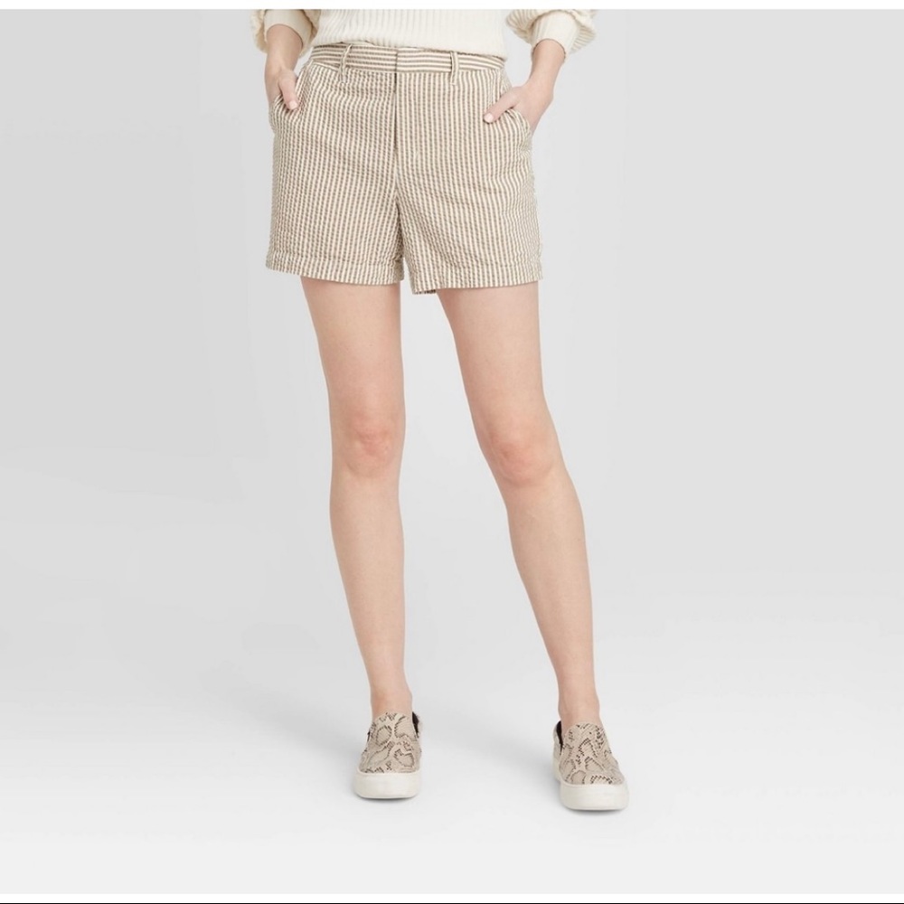 NWT Women’s Striped Regular Fit High-Rise Chino
